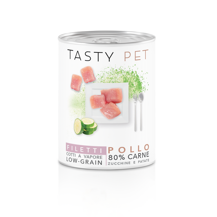 Fillets in jelly - Duck, Berries and Peas for dogs